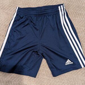 adidas Squadra blue soccer shorts - size youth M